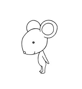 卡通老鼠简笔画怎么画好看