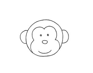 猴子简笔画画法图解教程