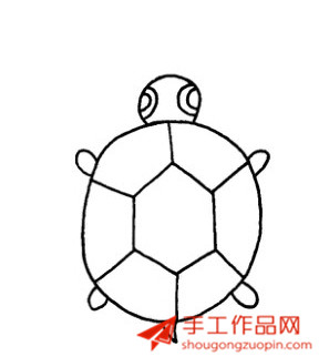 乌龟简笔画画法图解步骤教程