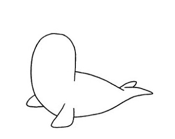 呆萌的海豹简笔画怎么画好看